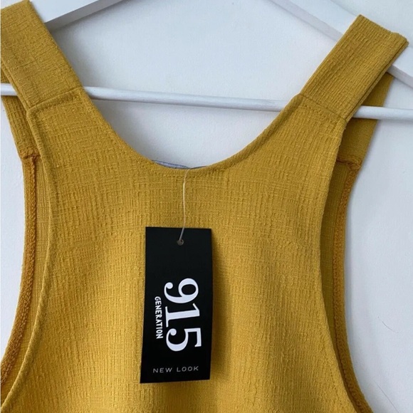 Girls 915 Generation New Look Yellow Ponte Pinny Dress Age 9 Years Old - Picture 4 of 6